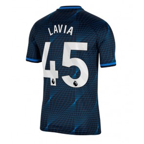 Chelsea Romeo Lavia #45 Udebanetrøje 2023-24 Kort ærmer